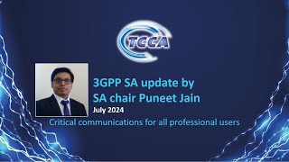 3GPP SA update by SA chair Puneet Jain [upl. by Janel]