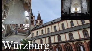 Würzburger Dom Turmaufnahme der Lobdeburgglocke und Bilder der Glocken und des Domes [upl. by Lasorella945]