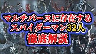 【32種類】マルチバースに存在する複数のスパイダーマン徹底解説！【MARVEL】【MCU】 [upl. by Green]