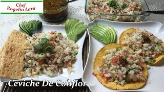 CEVICHE DE COLIFLOR DELICIOSA RECETA [upl. by Bertolde]