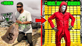 PASO DE ATRACADOR POBRE a MILLONARIO en GTA 5 [upl. by Shedd763]