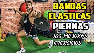 🔴 Ejercicios BANDAS ELASTICAS PIERNAS  MALAGAENTRENA [upl. by Lateh]