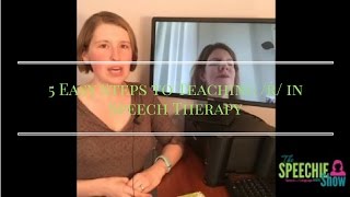 5 Easy Steps to Teaching r in Speech Therapy [upl. by Nyletac]