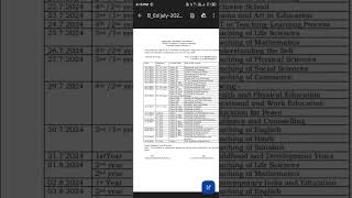 Date sheet for hpu 2nd amp 4th semester Regularprivate 2024 [upl. by Eerrehs704]