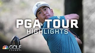 PGA Tour Highlights 2023 ZOZO Championship Round 2  Golf Channel [upl. by Yatnahc]