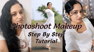 SIMPLE PHOTOSHOOT MAKEUP STEP BY STEP TUTORIAL  SEETHU LIFESTYLE [upl. by Ledda]