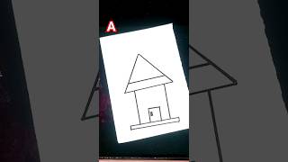 easy drawing with Letter A  Letter drawing letteringart easydrawingshorts viralvideo creative [upl. by Boucher895]