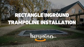 10x17 Rectangle Avyna ProLine Inground Trampoline Installation  GEN2 [upl. by Dimah]