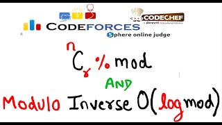 Modulo Inverse For Competitive Programming  nCr  m in O n   Little Fermat Theorem [upl. by Ahseei681]