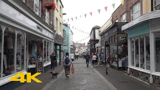 Falmouth Walk Town Centre amp Harbour【4K】 [upl. by Murtagh687]