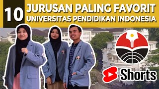 10 JURUSAN TERFAVORIT KAMPUS UPI BANDUNG CALON MAHASISWA HARUS TAU [upl. by Yenolem]