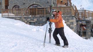 How To Walk On Snow  Beginner Ski Lesson [upl. by Killian957]