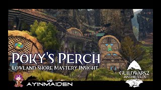 GW2 Lowland Shore Insight Pokys Perch [upl. by Oijimer]