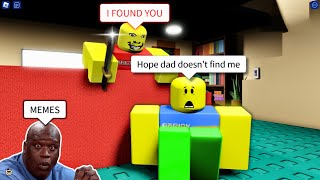 ROBLOX Weird Strict Dad FUNNY MOMENTS ADMIN TROLL [upl. by Schroder454]