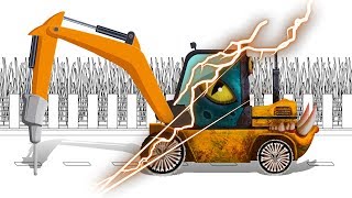 Good and Evil  Hydraulic Hammer  Haunted Construction Vehicle [upl. by Eckhardt]