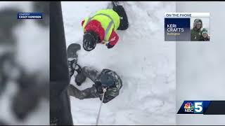 Stowe Mountain Resort Lift Evacuated [upl. by Ahsien]