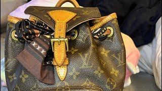 Louis Vuitton Repair unboxing Montsouris PM [upl. by Hamlani313]