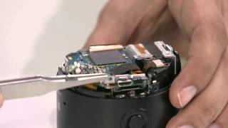 QX100 Lens Style Camera Gets A Teardown Just In Time For Shipping [upl. by Vachil541]