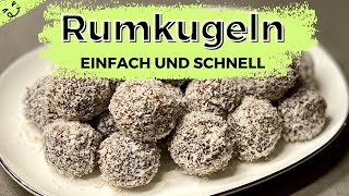 Rumkugeln schnell und einfach selber machen 😋 [upl. by Gerdi]