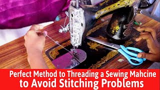 tailoring machine basic in tamil  perfect method to threading a sewing machine [upl. by Chatwin]