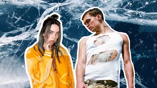 billie eilish X Blanco lovely Finché Non Mi Seppelliscono Jr Stit Mashup visual [upl. by Cardie855]