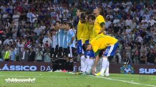 Gols  Argentina 2 3 x 4 1 Brasil  Superclássico das Américas 2012  21112012  Globo HD [upl. by Eceinal]