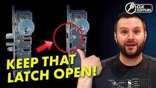 No Special Parts Needed Simple Guide to Dogging Adams Rite Door Deadlatches lockboss [upl. by Tricia]