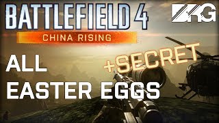 Battlefield 4 All China Rising Easter Eggs Secret  Unseen [upl. by Akenat]