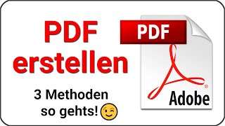 PDF Datei erstellen kostenlos 📄 [upl. by Kerek]