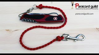 Simple paracord pocket knife lanyard [upl. by Fermin]