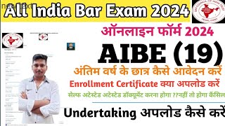 AIBE 19 online Form Me Correction Kaise Kare 2024  How to fill All India Bar Exam Online Form 2024 [upl. by Jacqui351]