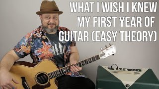 What I Wish I Knew My First Year Of Playing  Guitar Chord Theory [upl. by Aynatal]