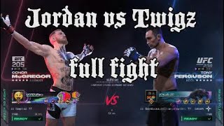 Craziest UFC 5 FightJordan vs Twigz FULL FIGHT WATCH NOW [upl. by Llerad]