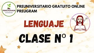 Clase nº 1 LENGUAJE  PREUGRAM [upl. by Latihs]