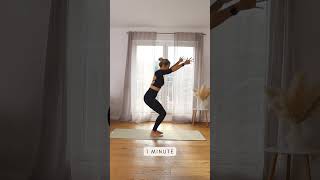 Power Yoga 5 min  Full Body Strength yoga yogapractice poweryoga yogi [upl. by Ringe898]