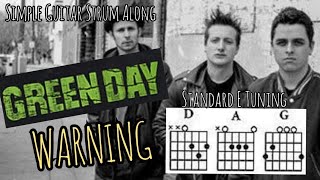 Warning By Green Day Guitar Chords and Lyrics video [upl. by Vin]