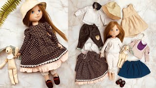 DIY dressup Doll  Bess Clothing Set [upl. by Kcor]