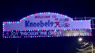 Knoebels Joy Through the Grove Christmas Light Tour [upl. by Hcaz]