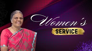 Womens Service  Mrs Getzial Mohan  08 Nov 2024 [upl. by Anaz640]