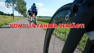 Kleines Radrennen Vom U19 Radfahrer zersägt [upl. by Asaret]