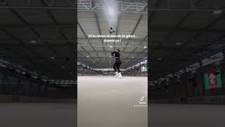 Tu aimes le bruit de la glace  ⛸️🤍 patinageartistique coach patinage [upl. by Eylsel]