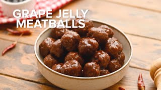 Grape Jelly Meatballs [upl. by Yrgoerg]