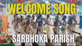 Welcome Song Sarbhoka Parish  Koriya Deanery youth convention 2024 [upl. by Gnil]