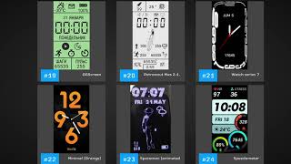 Top 50 Watch Faces For the Honor Band 6 [upl. by Nus]