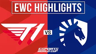 T1 vs TL Highlights ALL GAMES  EWC 2024 Semifinals  T1 vs Team Liquid [upl. by Uliram]