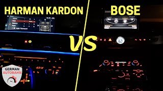 Harman Kardon vs Bose SOUND SYSTEM  BMW 7 Series vs Audi A8  You amp Me Flume Remix [upl. by Rintoul838]