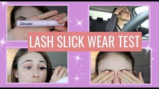 GLOSSIER LASH SLICK MASCARA REVIEW amp WEAR TEST DR DRAY [upl. by Belak]