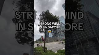 STRONG WIND IN SINGAPORE 😱 Singapore [upl. by Nyletac187]