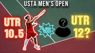 UTR 105 Vs UTR 12 Lefty USTA Mens Open Semifinal [upl. by Dhiman414]