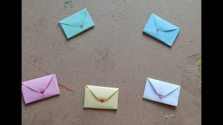 Como fazer mini envelope  DIY para iniciantes [upl. by Margit]